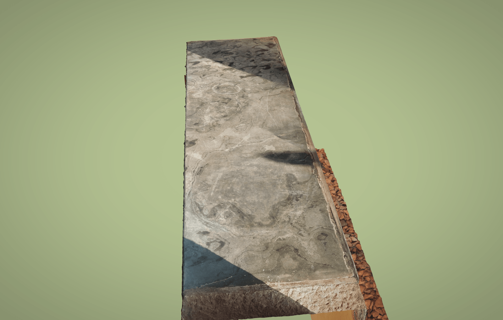 3d Model of a Granite Slab