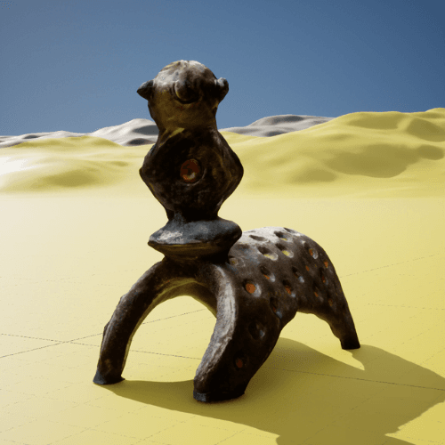 3d model of Modern Abstract Sculpture - free download