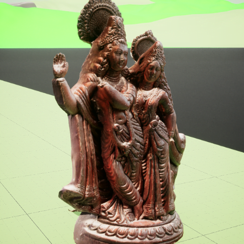 Radha Krishna: 3d Model - Interior decoration