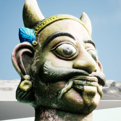 Old Drishti Bomma 3D Model - Old Nazar Battu