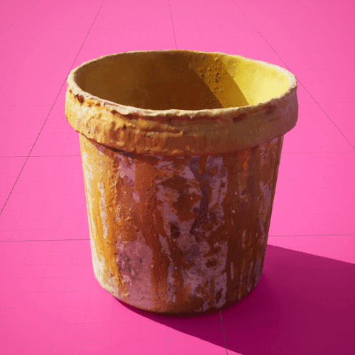 3d Model of a Painting Mug