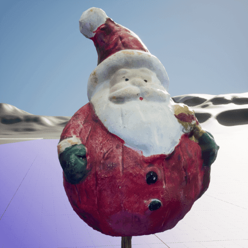 Santa Décor/Santa Figurine or Christmas Decoration - 3D Model