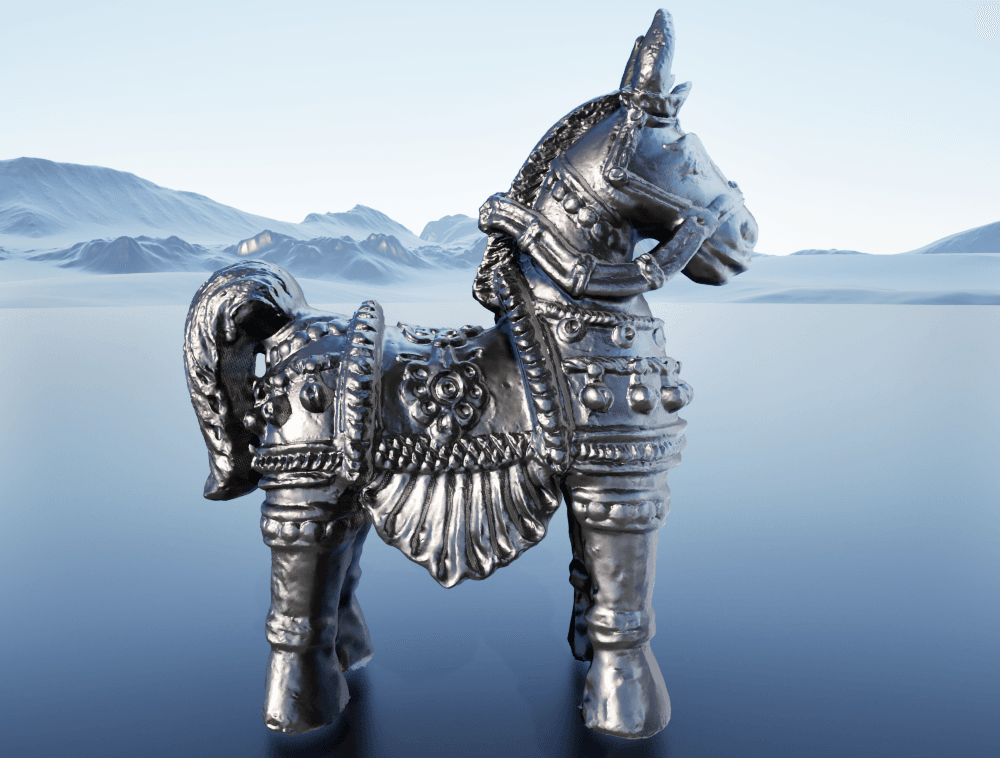 Horse Terracotta Sculpture 3d Model - Clay Horse/ Ceramic horse