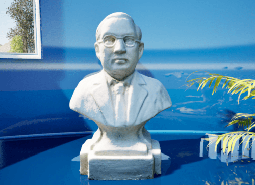 Dr Bhimrao Ambedkar Head Bust 3d Model - 3d Scanned