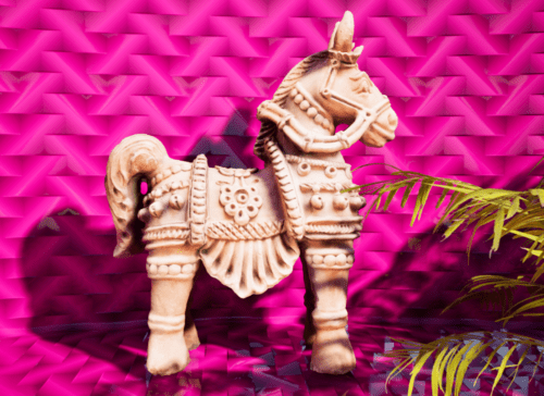 Horse Terracotta Sculpture 3d Model - Clay Horse/ Ceramic horse