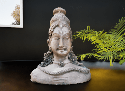 Shiva Bust 3d Model - Terracotta Sculpture/ Mud/ Clay