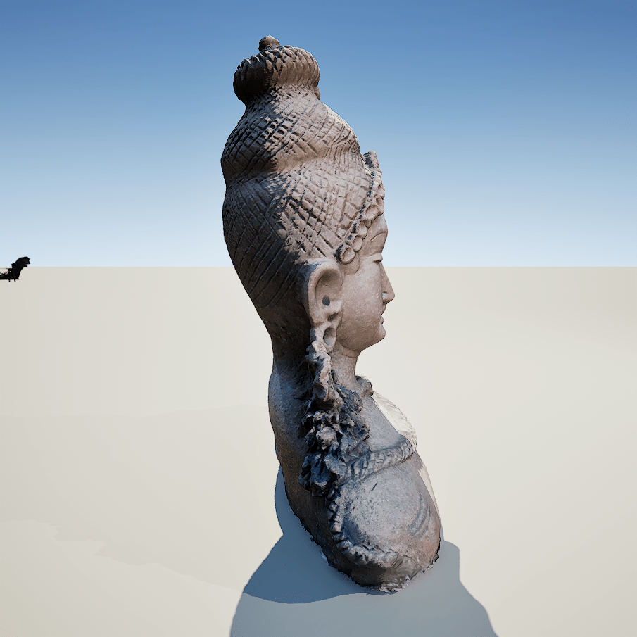 Shiva Bust 3d Model - Terracotta Sculpture/ Mud/ Clay