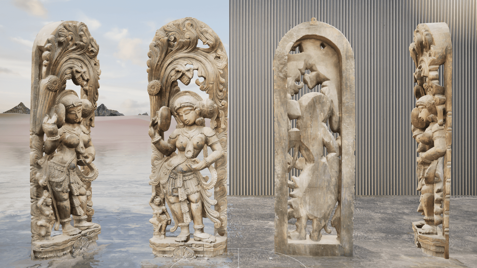 Yakshi Wooden Idol