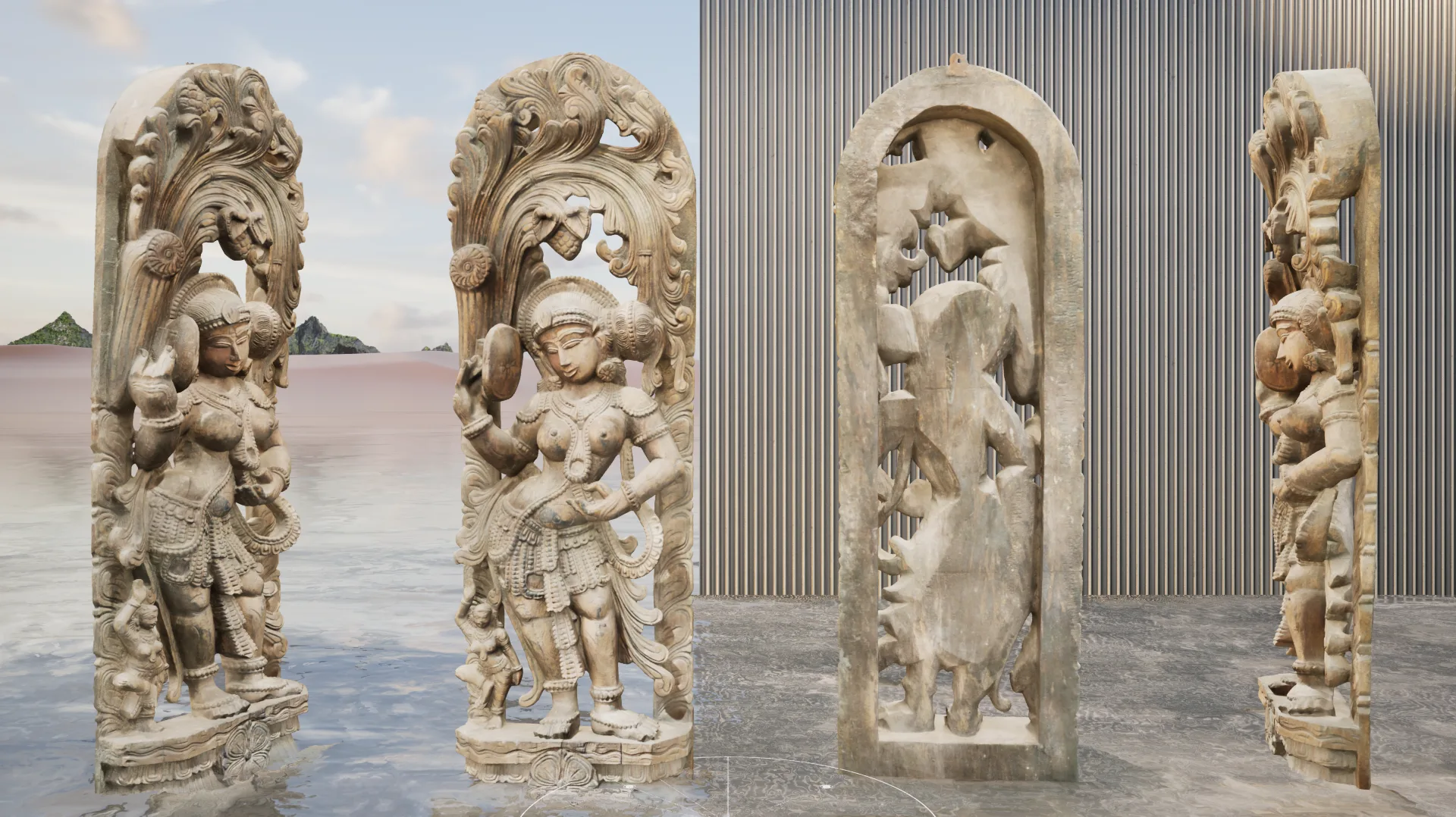 Yakshi Wooden Idol