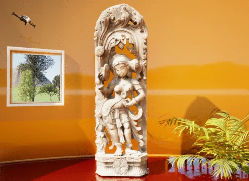 Yakshi Wooden Idol
